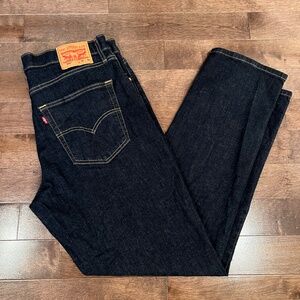 Levi's 541 Athletic Taper Dark Blue Denim Jeans - W36 L34